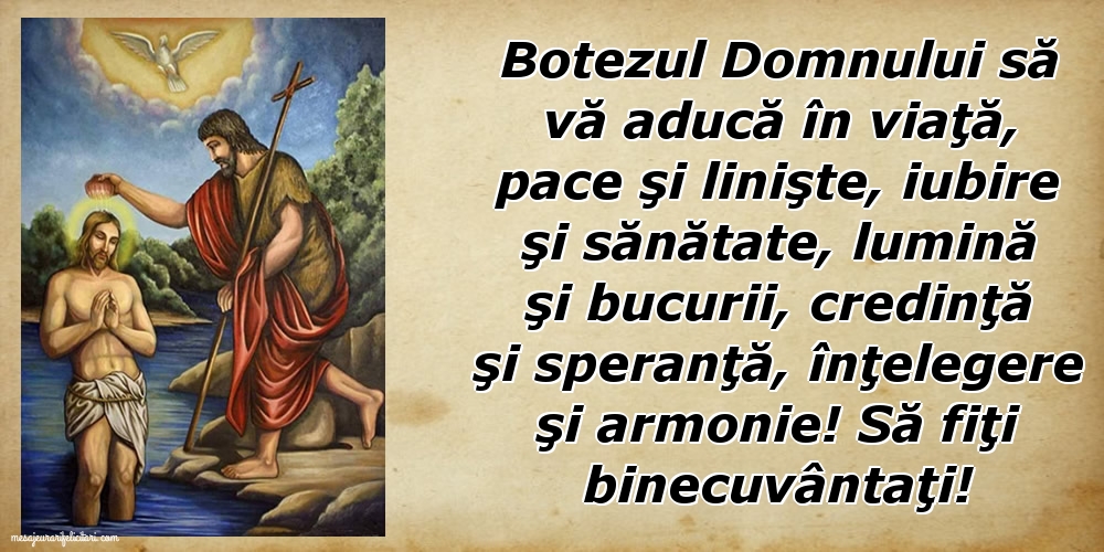 Să fiţi binecuvântaţi!