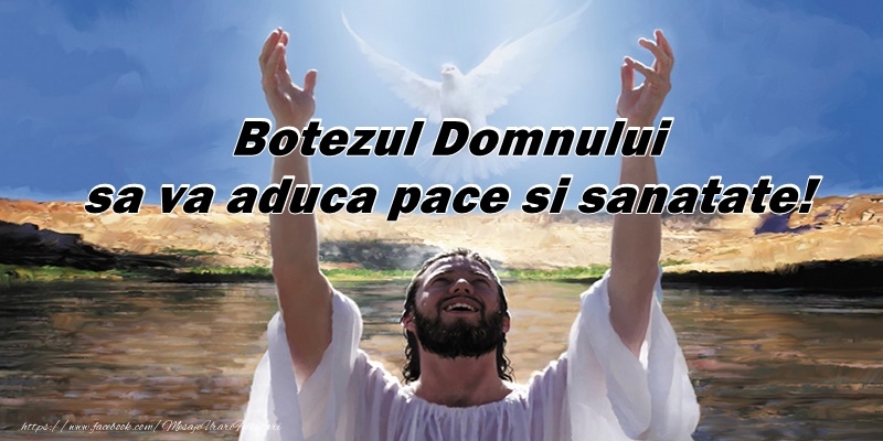 Botezul Domnului sa va aduca pace si sanatate!