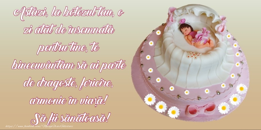 Dumnezeu sa va binecuvanteze noul nascut