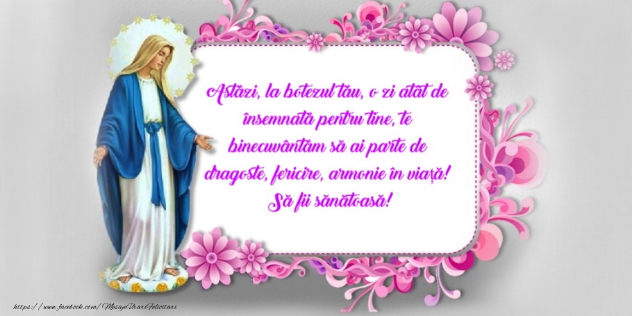 Dumnezeu sa va binecuvanteze noul nascut