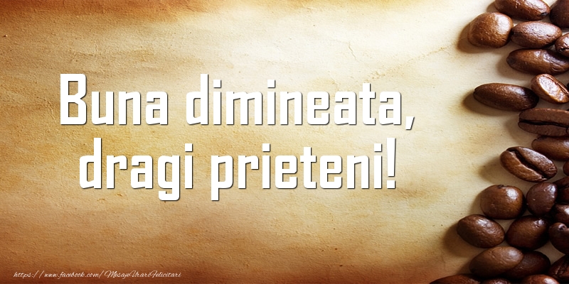Buna dimineata, dragi prieteni!