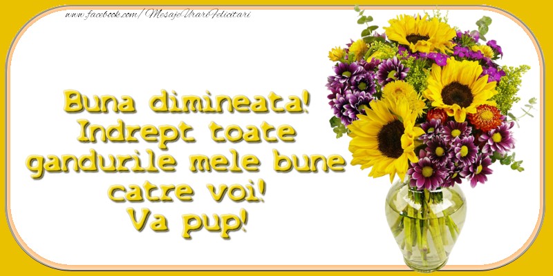 Buna dimineata!