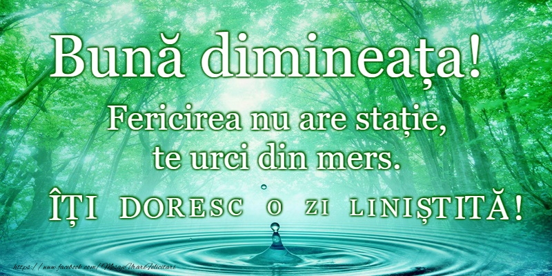Buna dimineata prieteni!
