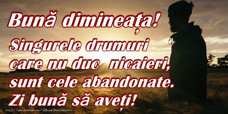 Buna dimineata prieteni!