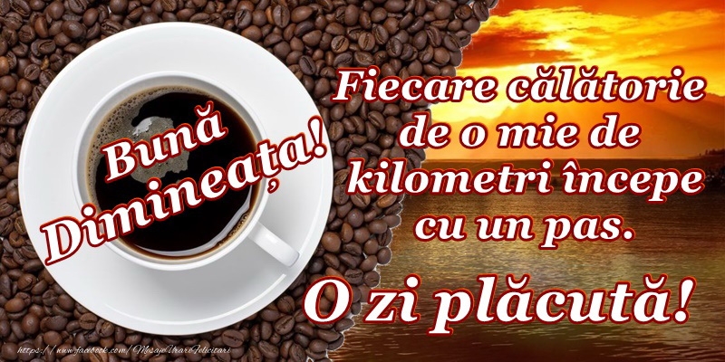 Buna dimineata prieteni!