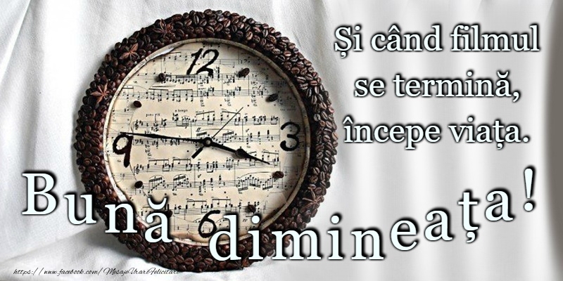 Buna dimineata prieteni!