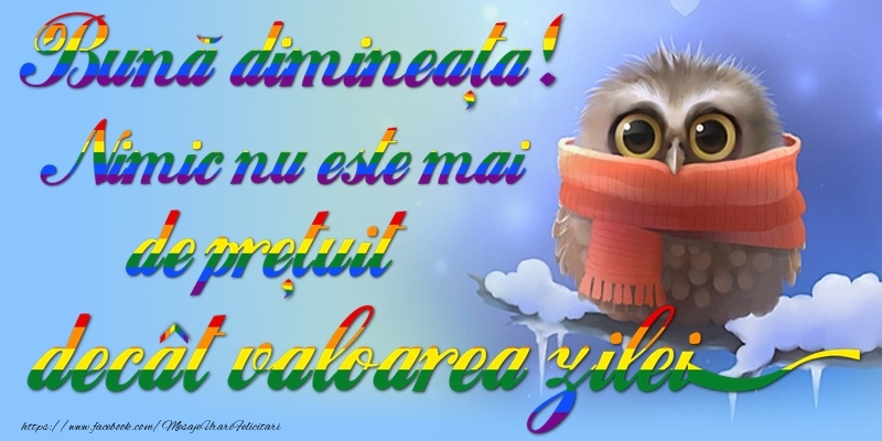 Buna dimineata!