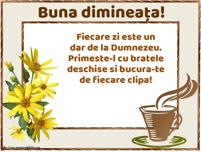 Buna dimineața!