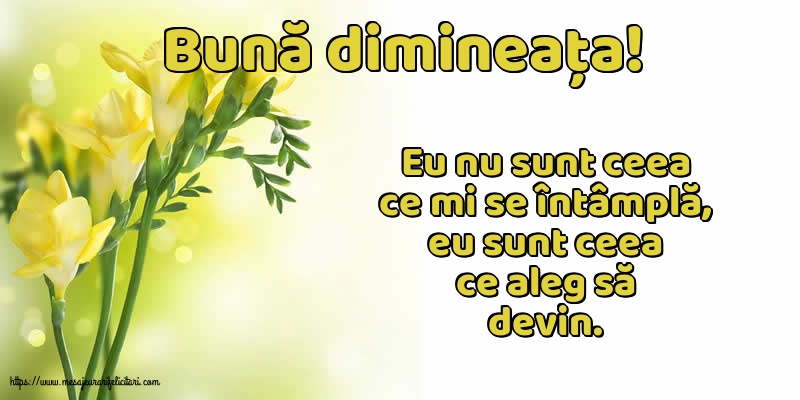 Buna dimineata Bună dimineața!