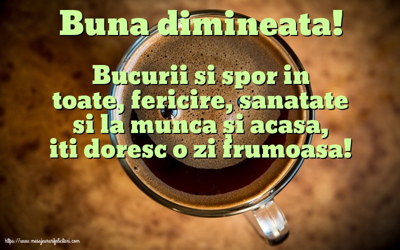 Buna dimineata Buna dimineata!