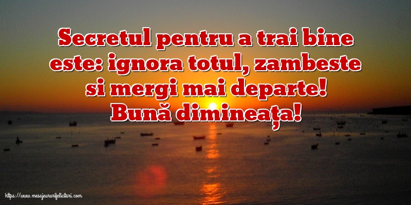 Buna dimineata Bună dimineața!