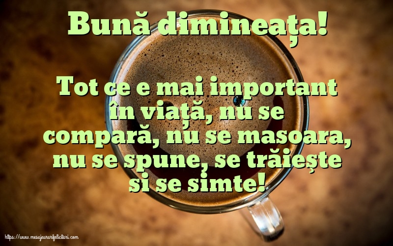 Bună dimineața!