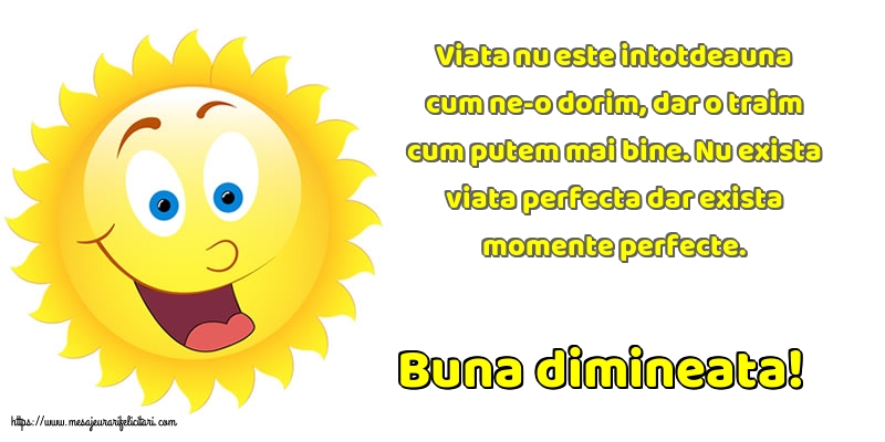 Buna dimineata Buna dimineata!