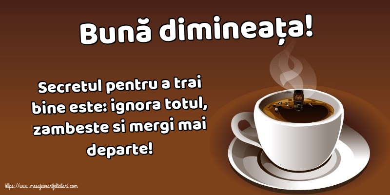 Buna dimineata Bună dimineața!