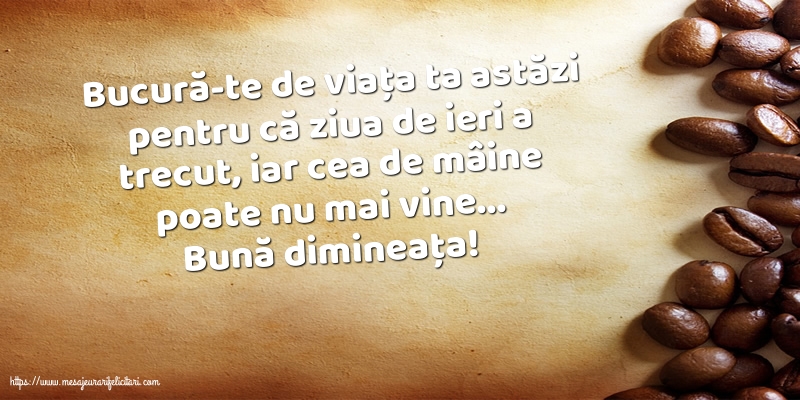 Bună dimineața!