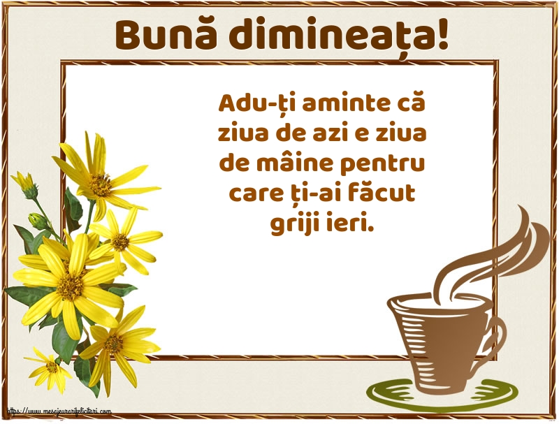 Bună dimineața!