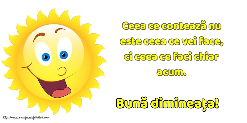 Buna dimineata Bună dimineața!