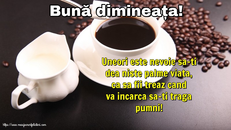 Buna dimineata Bună dimineața!