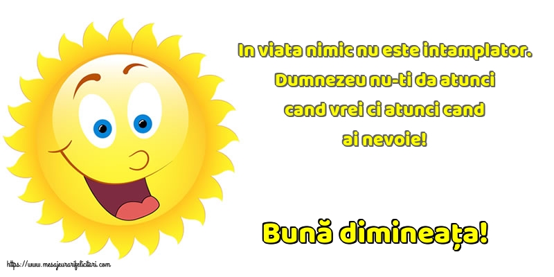 Buna dimineata Bună dimineața!