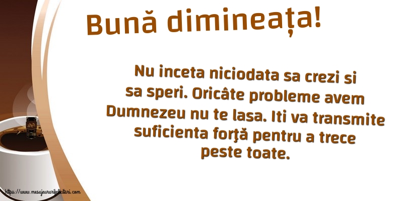 Bună dimineața!