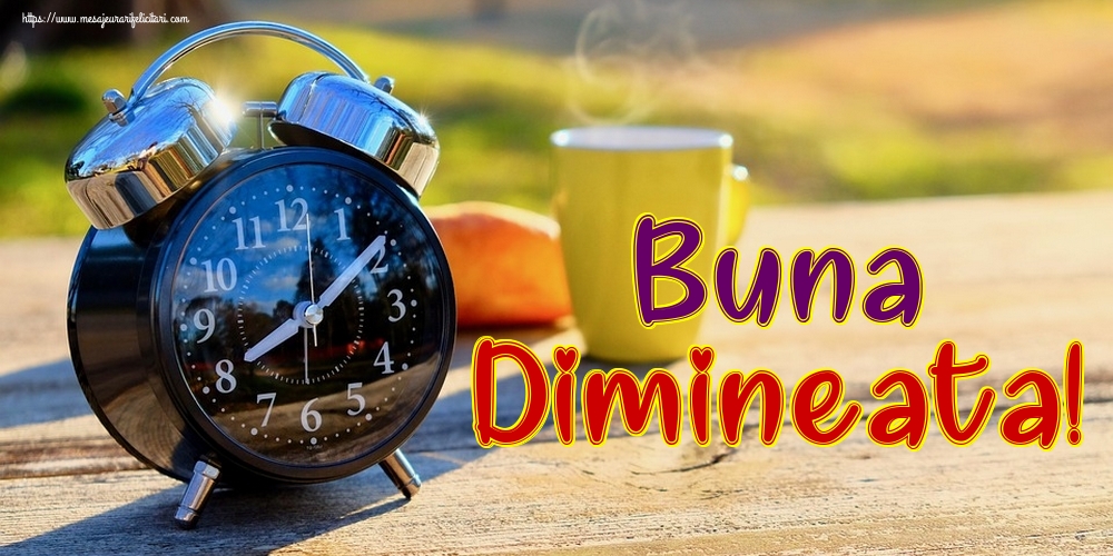 Buna Dimineata!