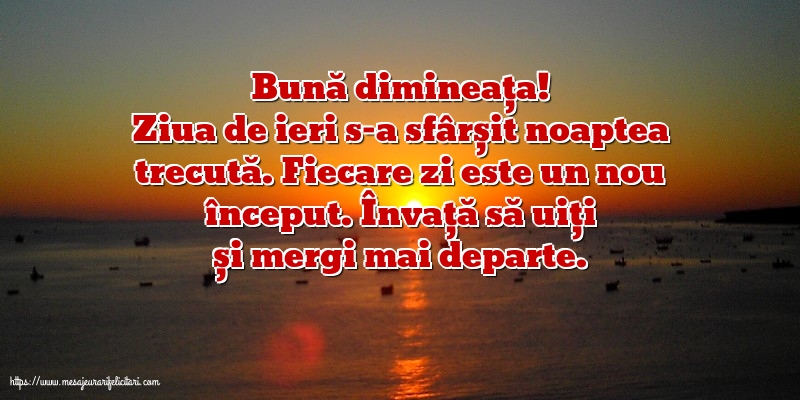 Buna dimineata Bună dimineața!