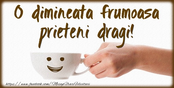 O dimineata frumoasa prieteni dragi!