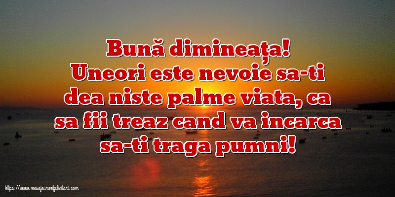 Bună dimineața!