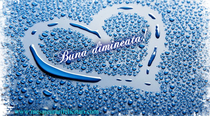 Buna dimineata!