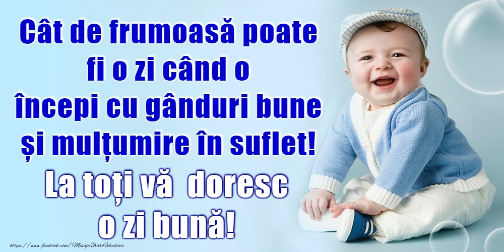 Felicitari de buna dimineata - O zi frumoasă! - mesajeurarifelicitari.com