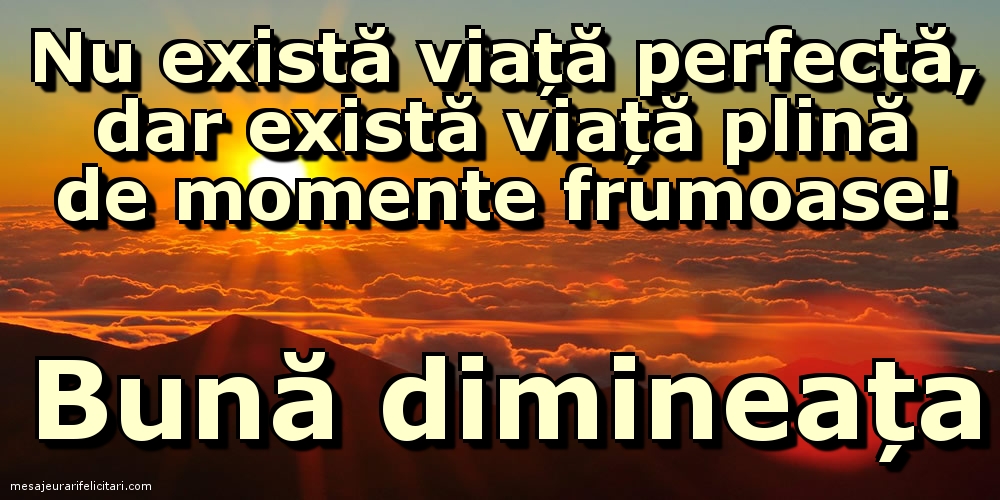 Nu există viață perfectă