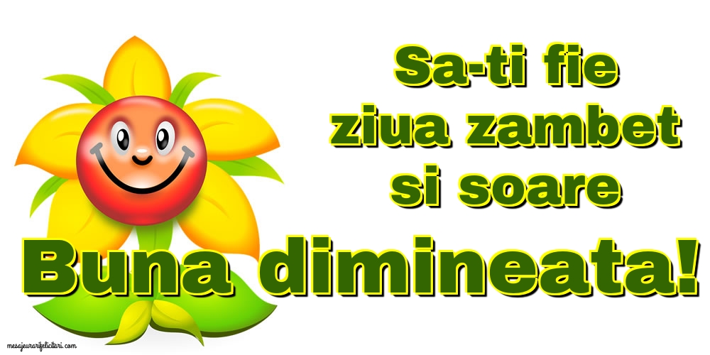 Buna dimineata!