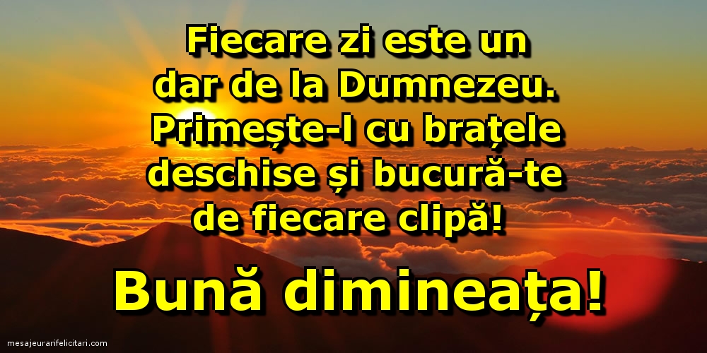 Bună dimineața!