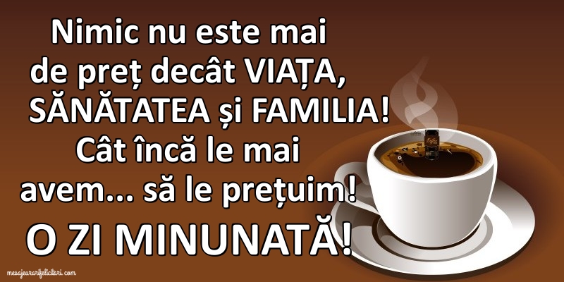 O zi minunată!