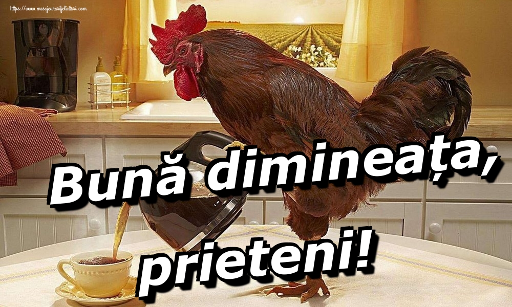 Felicitari de buna dimineata - Bună dimineața, prieteni! - mesajeurarifelicitari.com