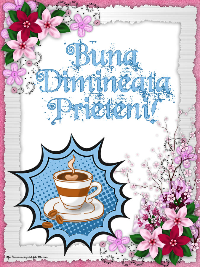Felicitari de buna dimineata - ☕ Buna Dimineata Prieteni! ~ cană de cafea cu boabe - mesajeurarifelicitari.com