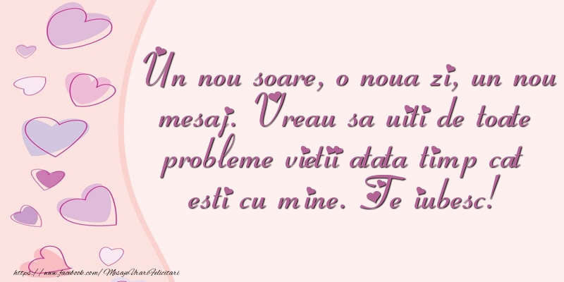 Un nou soare, o noua zi