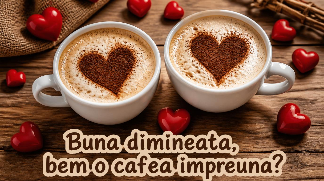 Buna dimineata, bem o cafea impreuna?