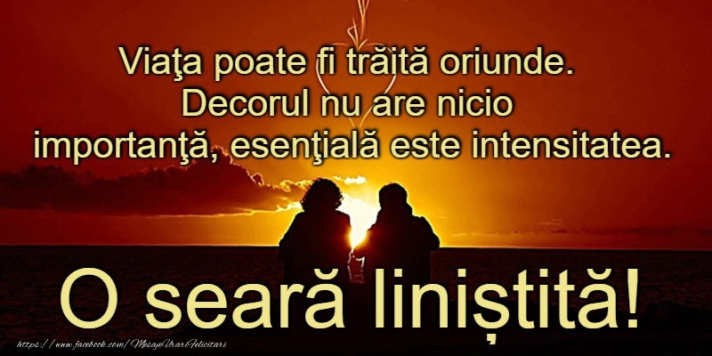 Buna seara prieteni!