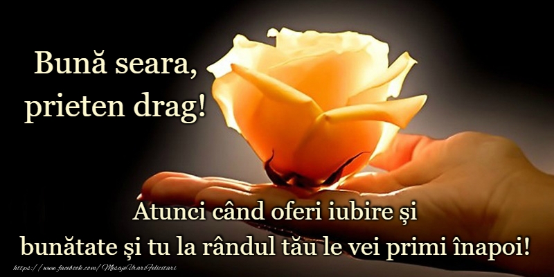 O seara minunata prieteni!
