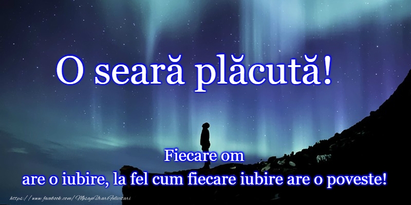 O seara minunata prieteni!