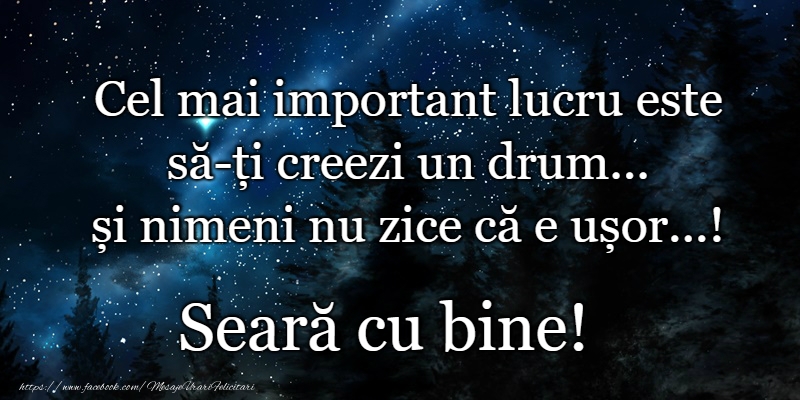 O seara minunata prieteni!