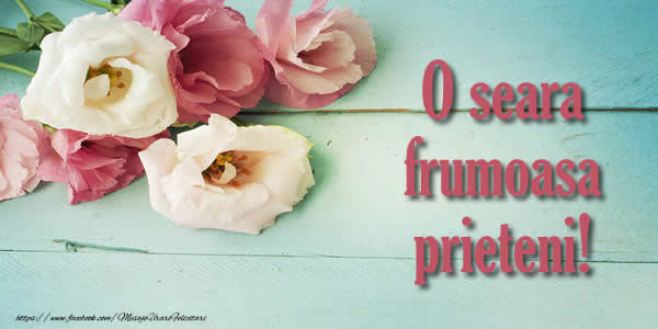 Felicitari de buna seara - O seara frumoasa prieteni! - mesajeurarifelicitari.com