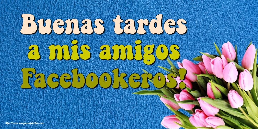 Felicitari de buna seara in Spaniola - Buenas tardes a mis amigos Facebookeros!