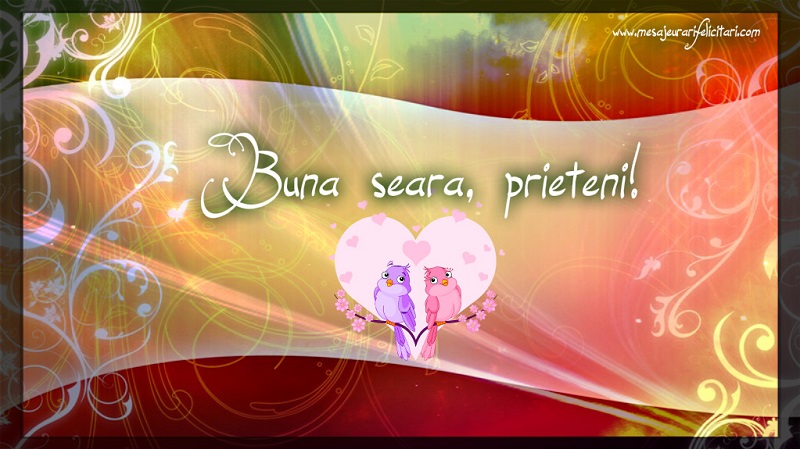 Buna seara, prieteni!