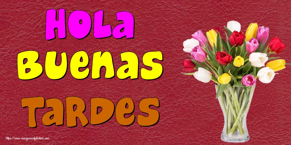 Felicitari de buna seara in Spaniola - Hola Buenas Tardes