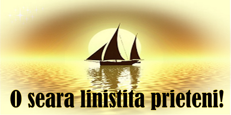 O seara linistita prieteni!
