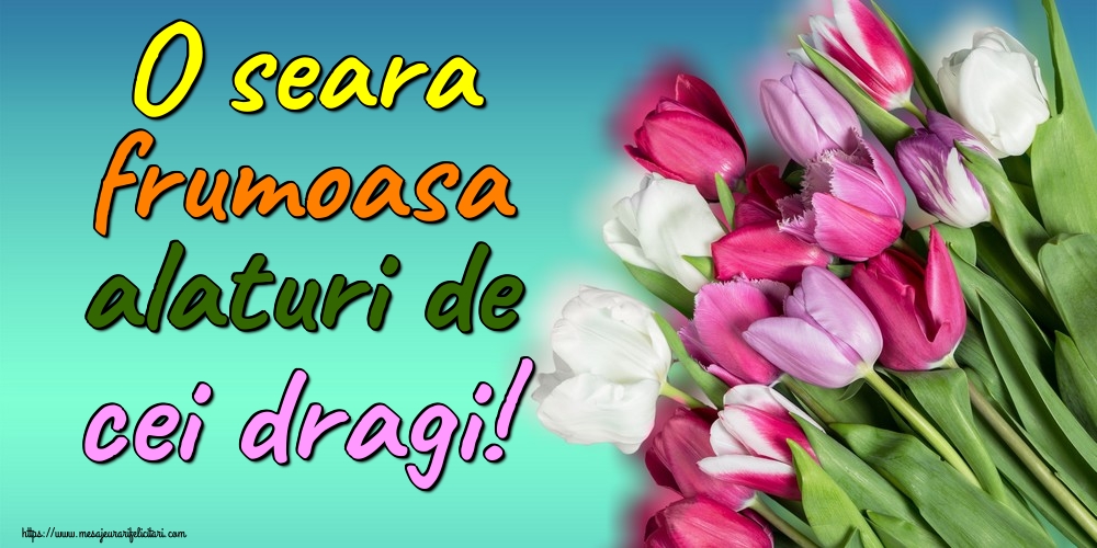 O seara frumoasa alaturi de cei dragi!