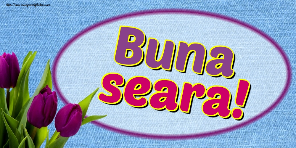 Buna seara!