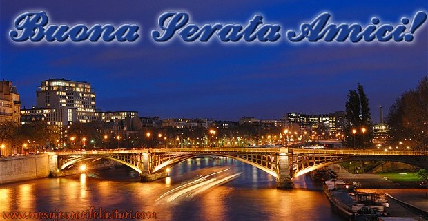 Felicitari de buna seara in Italiana - Buona Serata Amici!